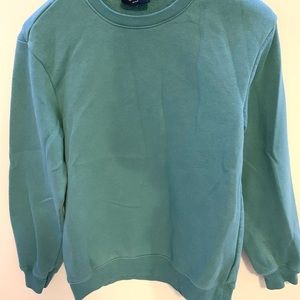 H&M Teal Relaxed Fit Mens Crewneck Size Small